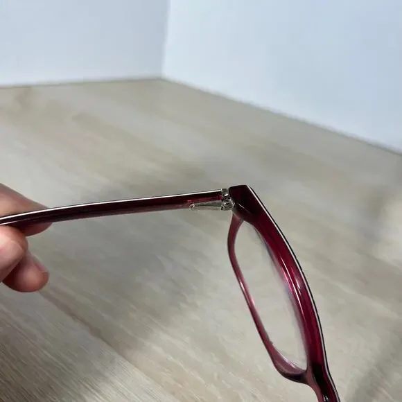 Jimmy Choo JC 98 8ZW Eyeglasses Red Snakeskin Frames 53-15-140 - Picture 5 of 13